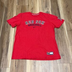 Nike Red Sox Baseball Red Tee